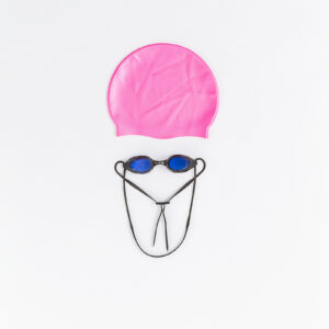 Swimming Cap and Goggles