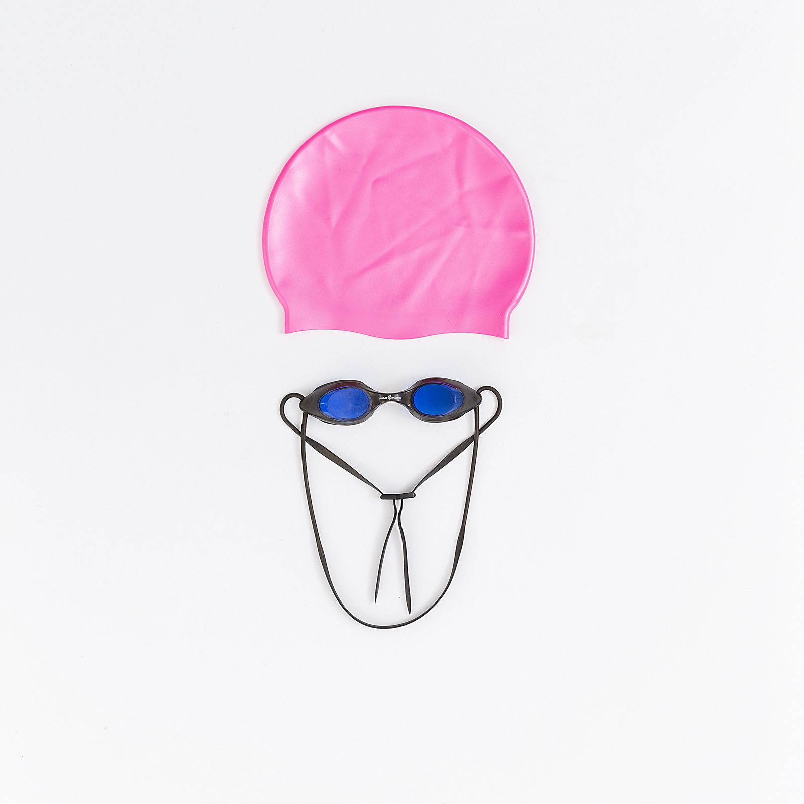 Swimming Cap and Goggles